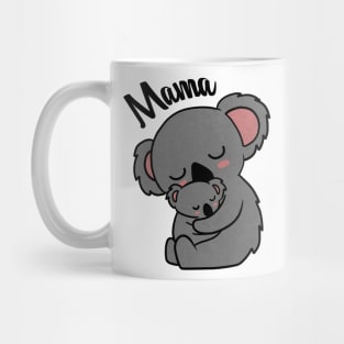 Cute Koala Bear Mama with Cub Mug